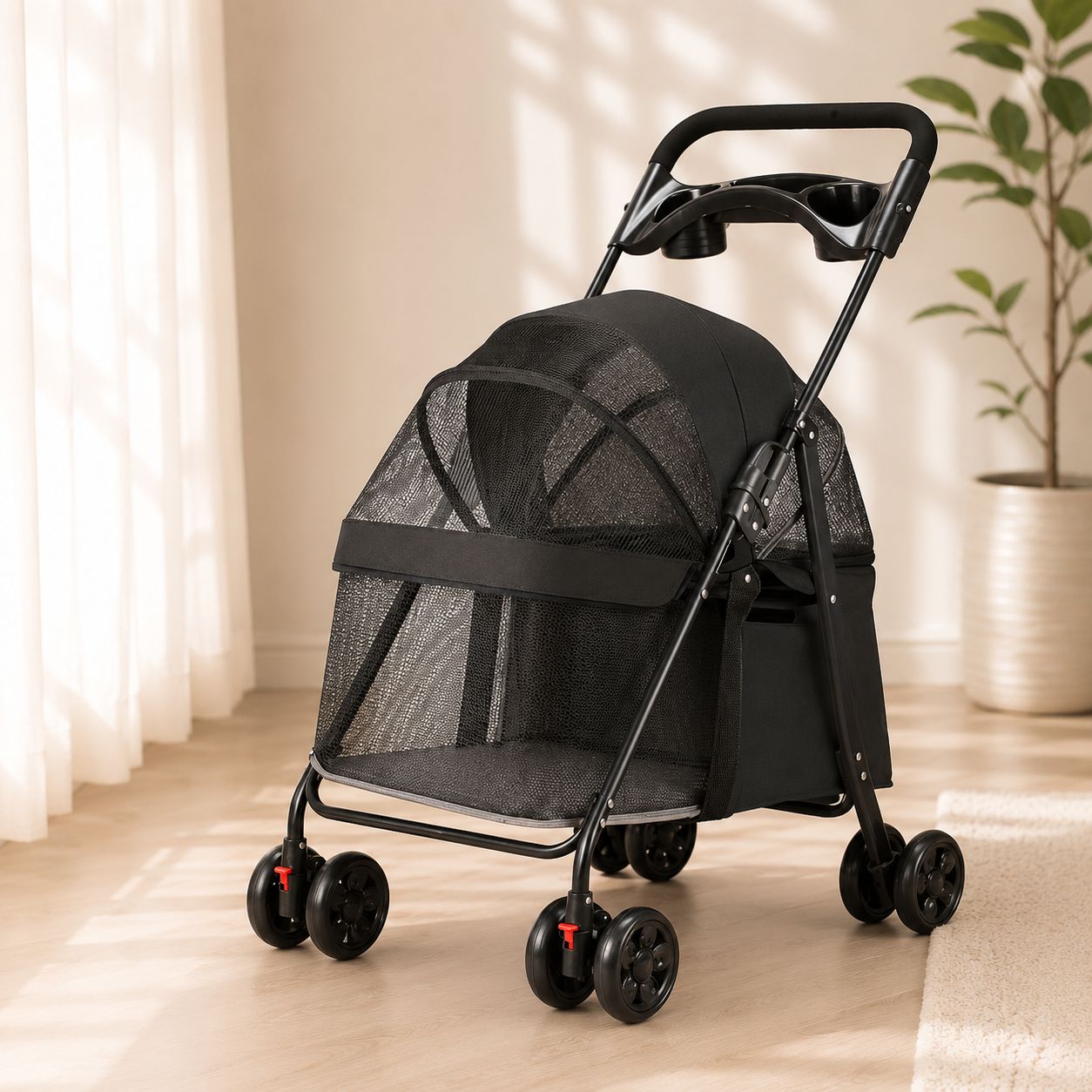 FurPop™ Foldable Pet Stroller