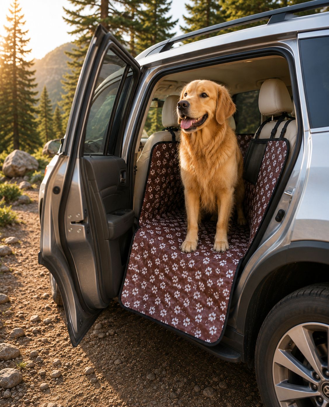 FurPop™ Waterproof Car Seat Bed