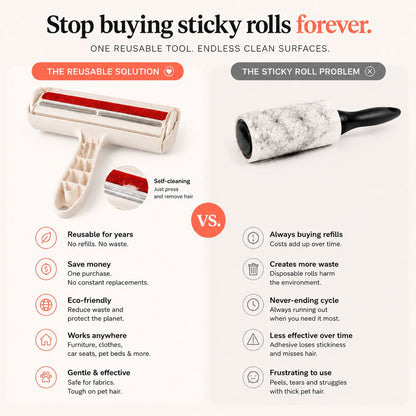 FurPop™ Pet Hair Remover Roller