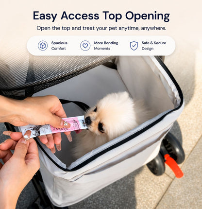 FurPop™ Foldable Pet Stroller