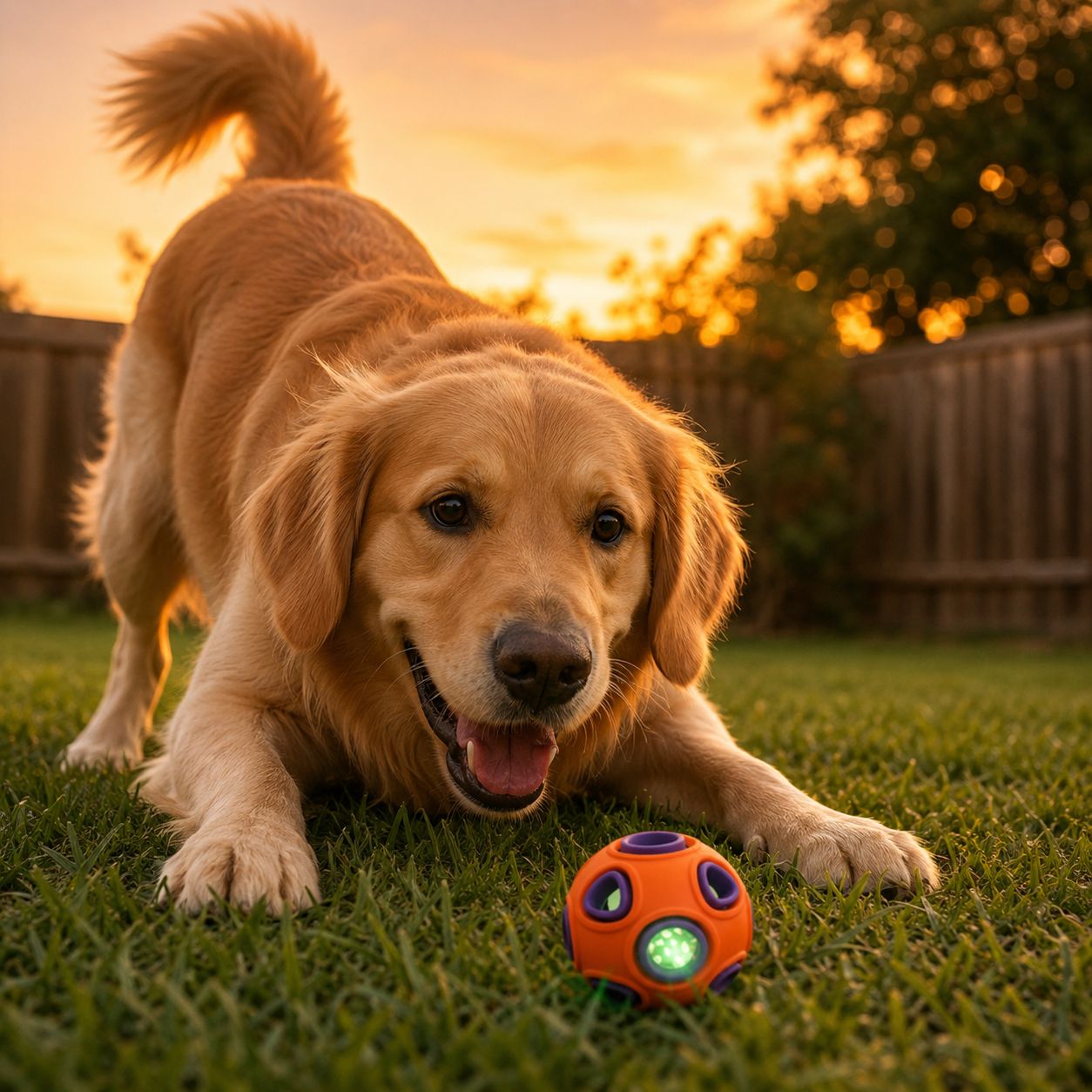 FurPop™ Glow-in-the-Dark Chew Ball
