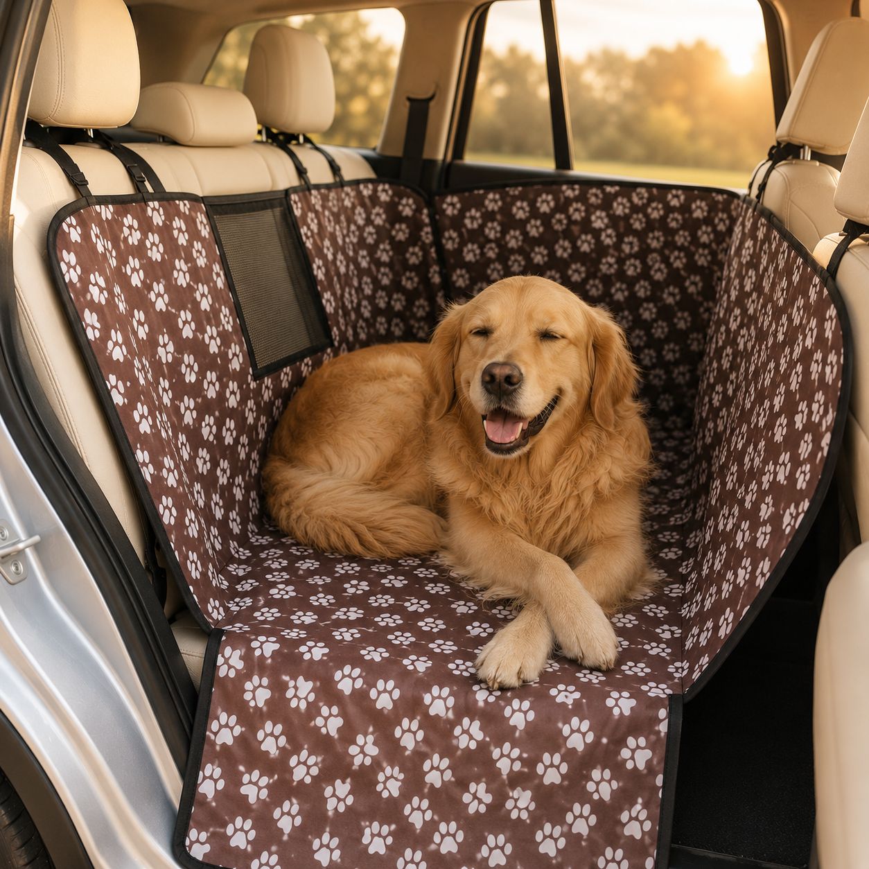 FurPop™ Waterproof Car Seat Bed