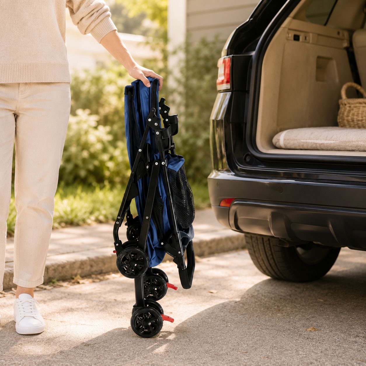 FurPop™ Foldable Pet Stroller