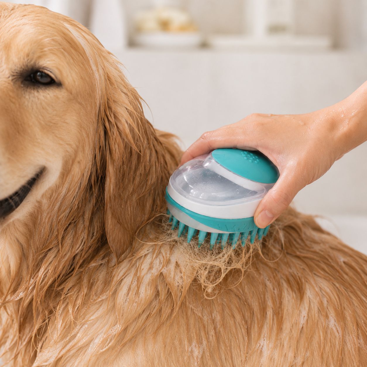 FurPop™ Silicone Bath & Massage Brush