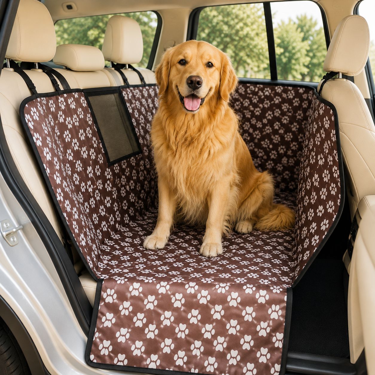 FurPop™ Waterproof Car Seat Bed
