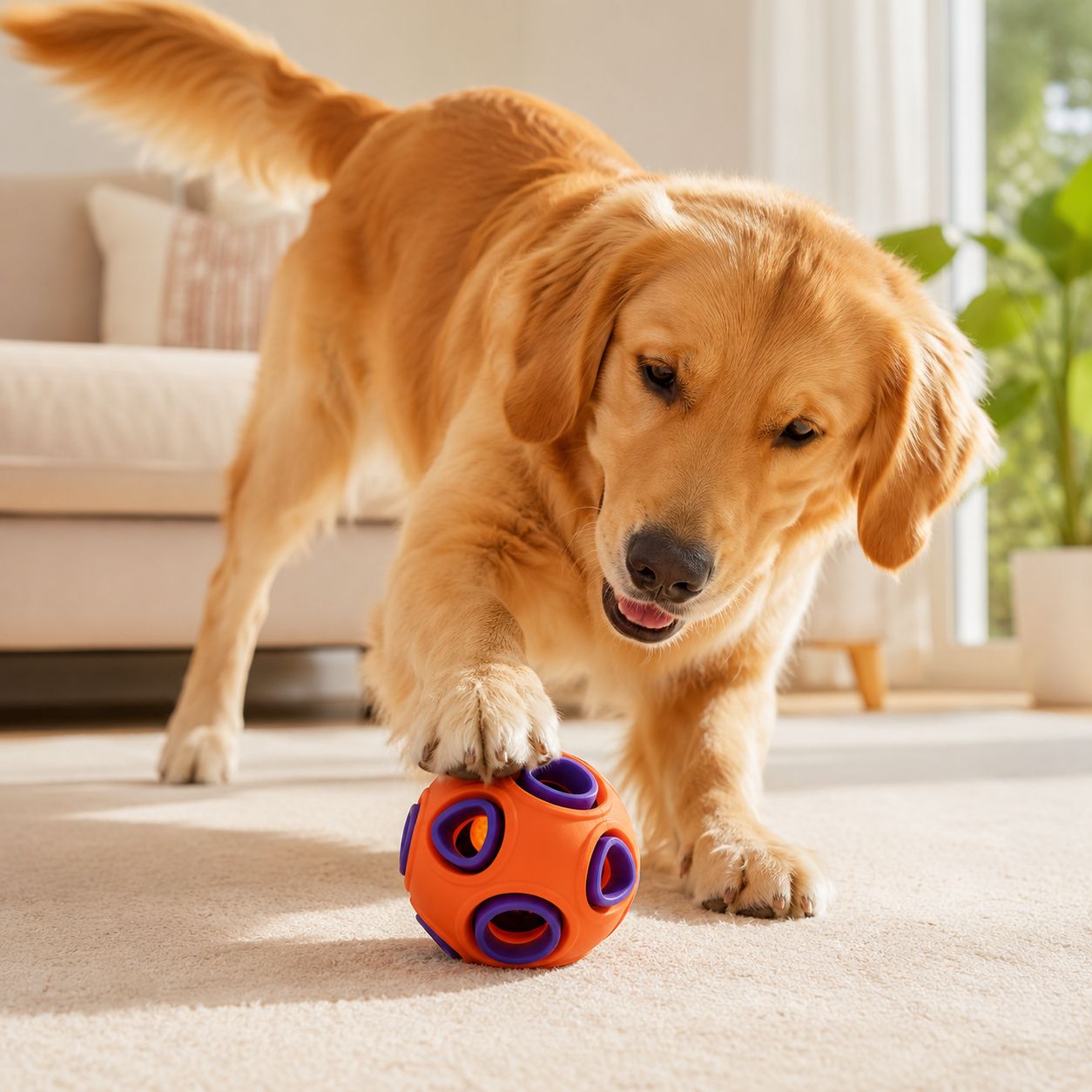FurPop™ Glow-in-the-Dark Chew Ball